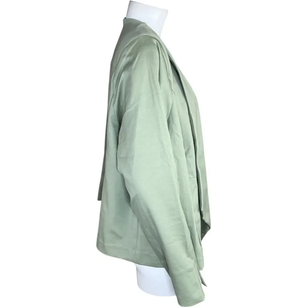 Isaac‎ Mizrahi Live! Elements Stretch Knit Jacket Rosemary 2X NWOT Long Sleeve